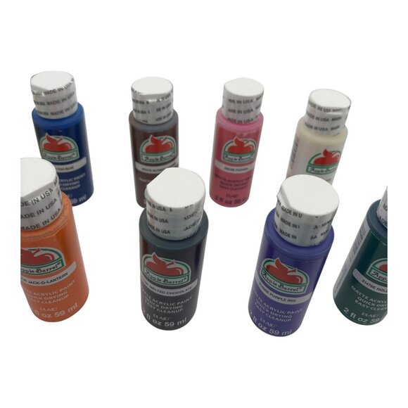 Apple Barrel Matte Acrylic Paint Plaid 18 Pc Set 2 fl oz Assorted Colors - Picture 8 of 13